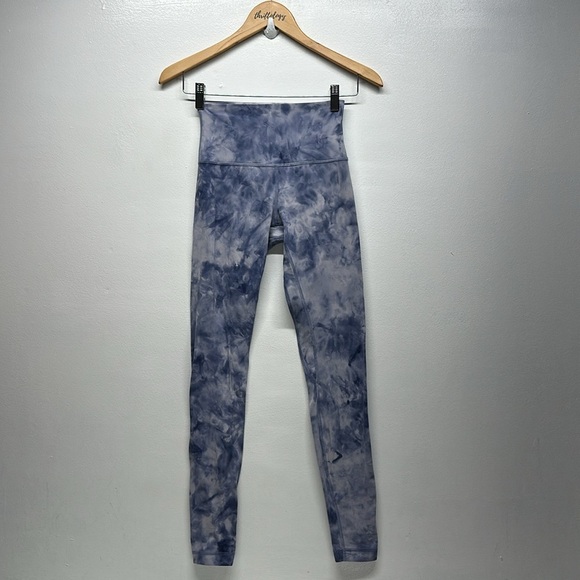 Lululemon Align High Rise Legging Nulu Active Leggings Diamond Tie Dye 28” 4 - Picture 1 of 9